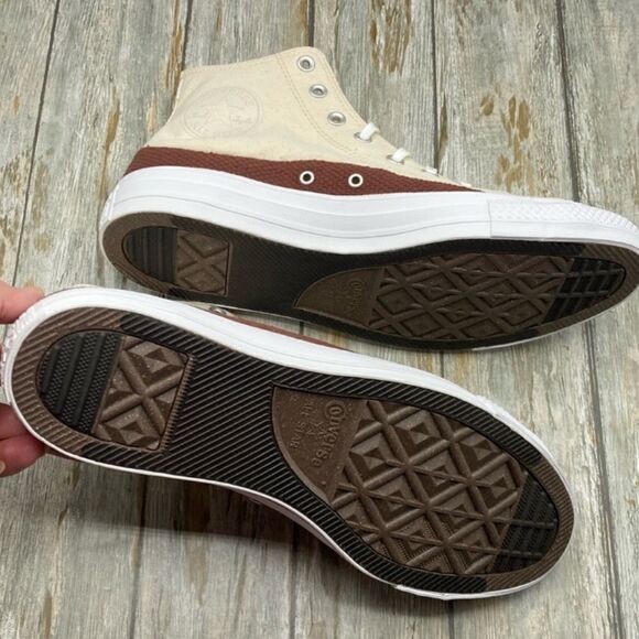 Converse Chuck Taylor All Star Craft Mix Retro Hightop Sneaker Shoes Size 12 - Picture 4 of 13